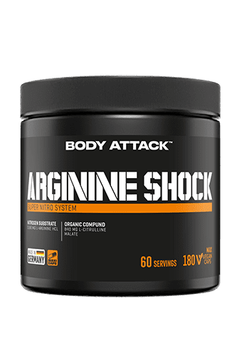 Body Attack Arginine Shock Blister - 180 Caps
