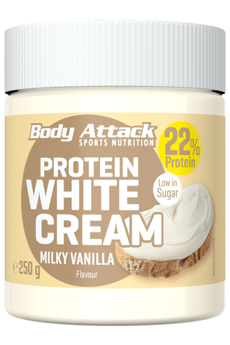 Body Attack Protein White Cream Milky Vanilla  - 250g