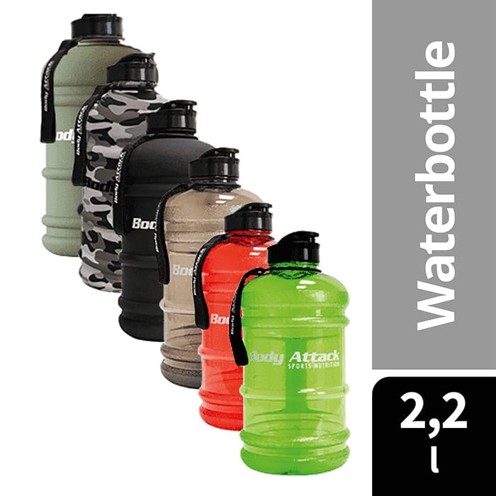 Body Attack Water Bottle XXL - 2.2 litres for the big thirst