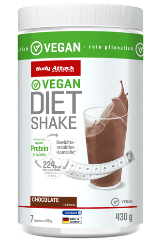 Body Attack Diet Shake Vegan - 430g