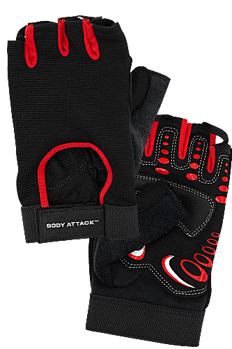 Body Attack Sports Nutrition Power Fitness Weight Lifting Gloves