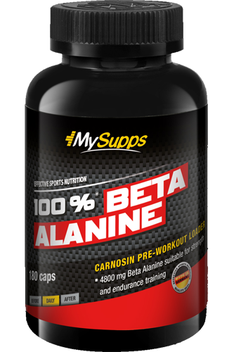 My Supps 100% Beta Alanine - 180 Caps