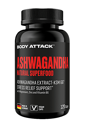 BODY ATTACK ASHWAGANDHA - 120 Caps