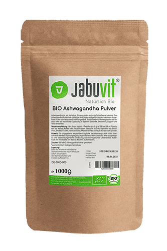JabuVit Bio Ashwagandha Pulver - 1000 g