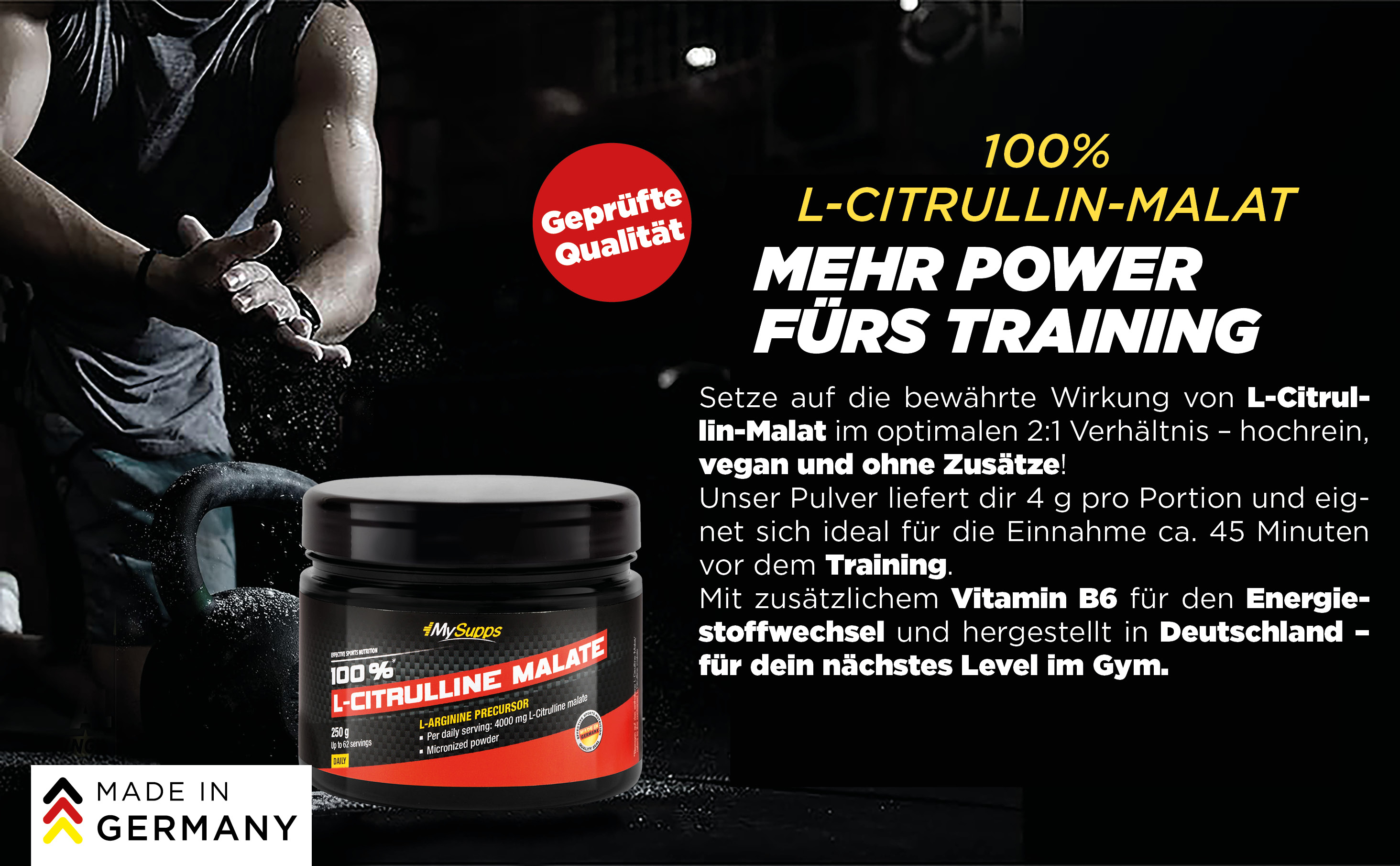 100 % L Citrulline Malate 100 % L Citrulline Malate