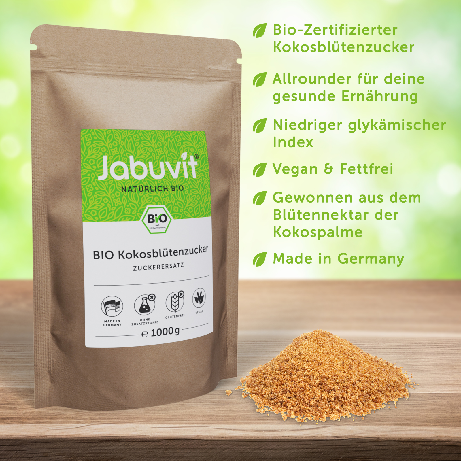 Organic Coconut Blossom Sugar