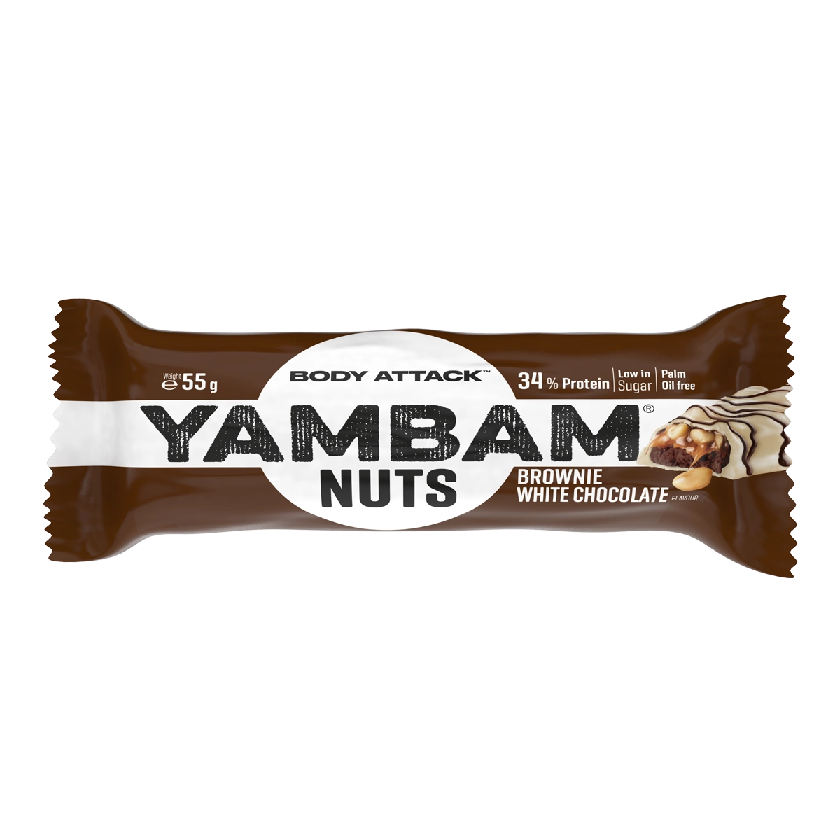 Ein Yambam Nuts Riegel Brownie White Chocolate