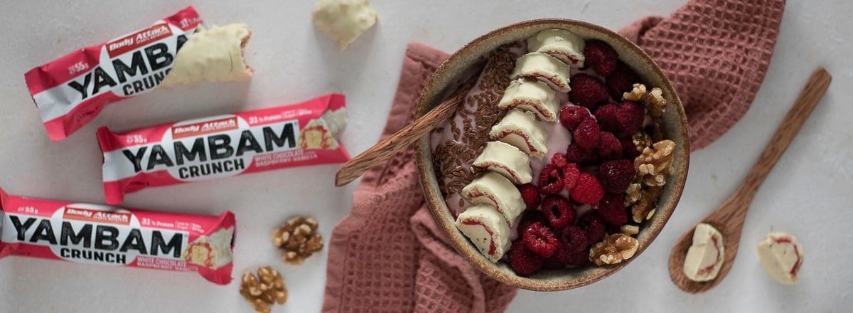 Himbeer Smoothie-Quark Bowl | Body Attack Rezepte